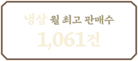냉삼: 1,061만원